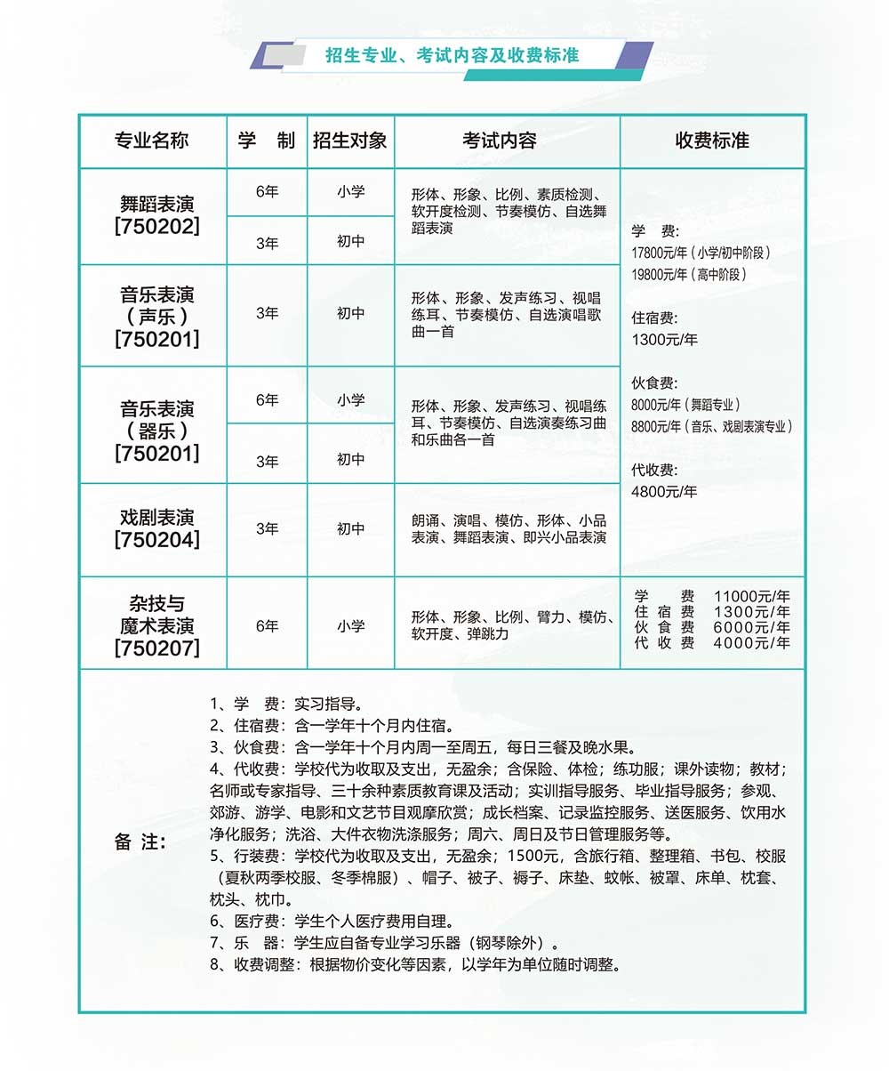 收费标准 收费标准